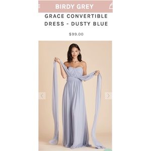 Birdy Gray Dusty Blue Convertible Bridesmaid Dress